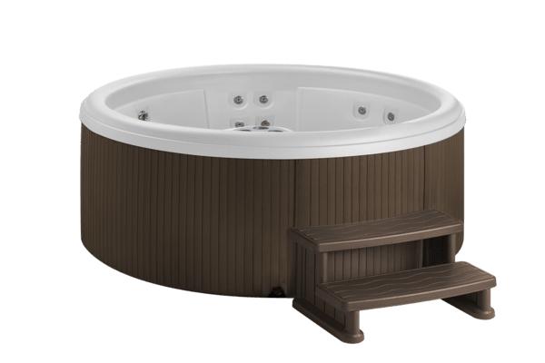 Aptos™ Premier Arctic White Shell With Espresso Cabinet